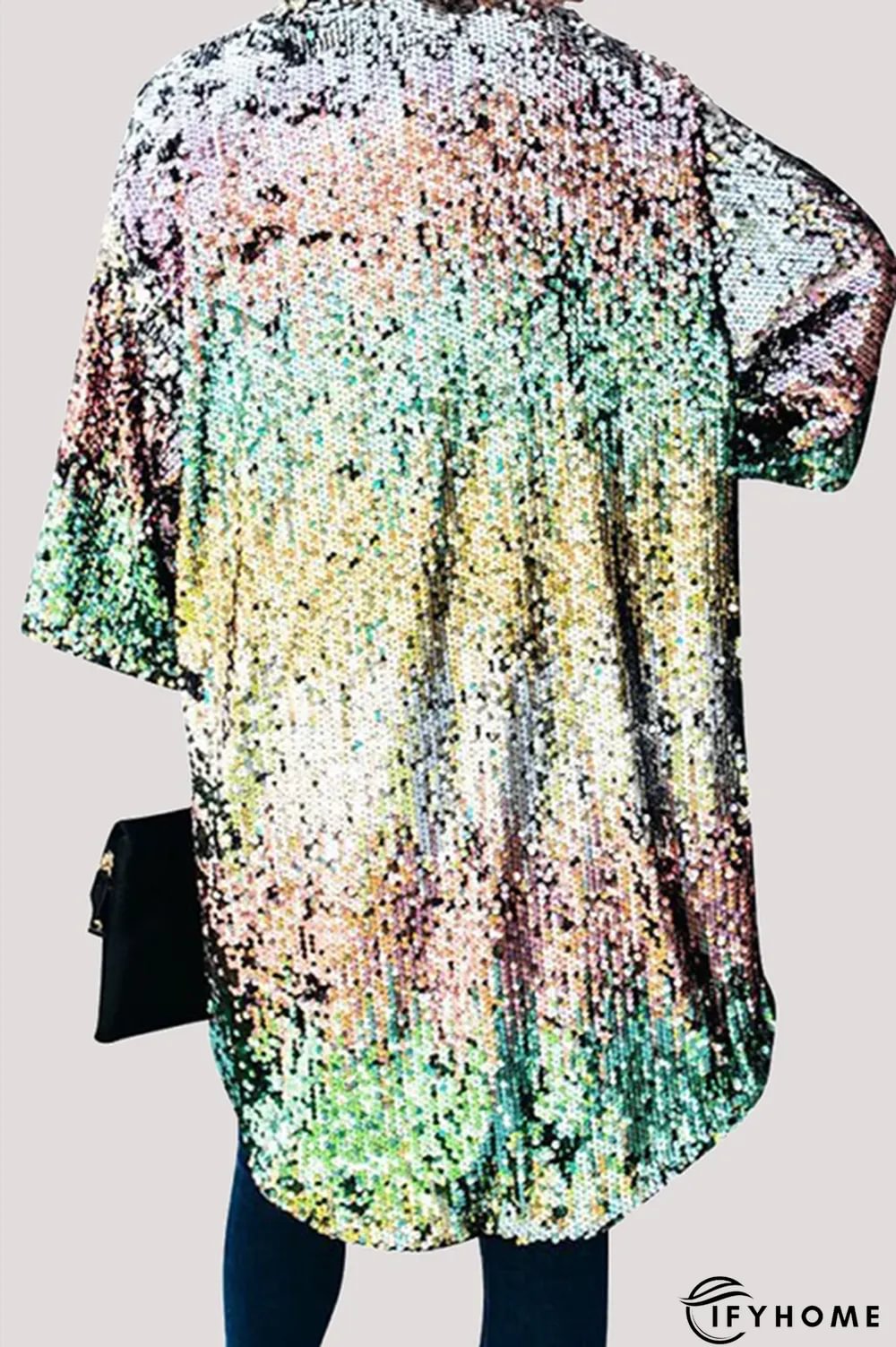 Fashion Street Patchwork Embroidered Sequins Outerwear | IFYHOME