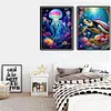 4Pack Sea Animals-Full Round Diamond Painting(30x40cm)