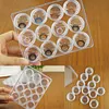 【Wholesale Discount】12 Grids Bottles Rhinestone Beads Storage Box Nail Art Jewelry Container