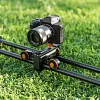 Electric Slide Rail Intelligent Wireless Remote Control SLR Mobile Phone Holder Camera Car Straight Curve Shooting Photography Car With Wireless Remote Control, USB Charging, Adjustable Speed, Suitable For All SLR Cameras And Home DV Cameras