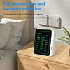 12 in 1 Air Quality Monitor Real-time Carbon Dioxide Detector PM2.5 PM10 Tester