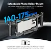 PA017 Universal Mobile Phone Cage Telescopic Adjustment Photography and Video Stand Stabilizer Double-Handed Cold Shoe Extension Cage