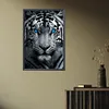 (US Local)White Tiger - Round AB Drills Diamond Painting(45x65cm)