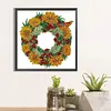 >SALE<5D DIY Partial Special Shaped Drill Diamond Painting Sunflower Wreath Kit30x30cm