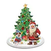  3D Puzzle Acrylic Diamond Painting Xmas DIY Special Shaped Desk Ornament Kit