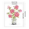 Rose - 9CT Partial Beaded Cross Stitch Kit(25x31cm)