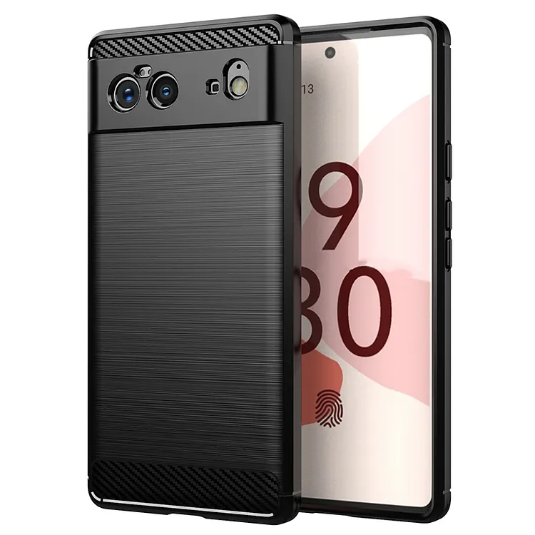 Carbon Fiber Shockproof Silicone Case for Google