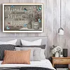 Flower Letter - Full Round Diamond Painting(40x50cm)