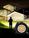 Magnetic Work Light Keychain Mini Bottle Opener Pocket Screwdriver Keyrings