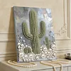 Cactus DIY Pearl Painting Kit with Frame 30x40cm Pearl Gem Paintings Picture Arts Craft for Adults Beginners Gift Home Wall Decor