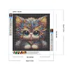 Diamond Painting-DIY Full Round Drill Cat