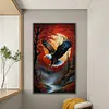 (Big Size)Eagle - 11CT Stamped Cross Stitch - 40*65cm - Animal
