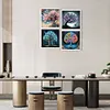 (US Local)4Pack Tree-Special Shaped Diamond Painting Kit(30x30cm)