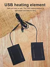 USB Heating Pad Electric Heating Pad Foldable Carbon Fiber Heated Mat for Winter