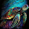 Sea Turtle-Paint by Numbers Acrylic Painting 40*40CM(HOT)