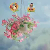 6Pcs Sunflower Fairy DIY Diamond Painting Kits Garden Stakes Diamond Art Kits