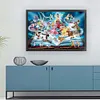 Disney Family-18CT Stamped Cross Stitch 70*50cm(Big Size)