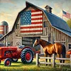 Diamond Painting-5D Full Round Drill Farm(40*40 CM)