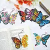 8Pcs Butterfly Diamond Painting Bookmarks Acrylic DIY Diamond Art Bookmarks Kits
