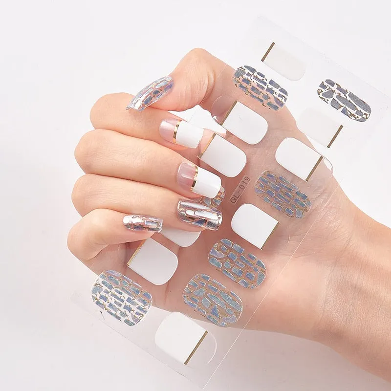 Three Sorts 0f Nail Stickers Nail Wraps DIY Full Cover Nail Stickers Novidades Designer Nail Decals Nails Sticker Designer