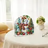 Christmas Acrylic DIY 5D Diamond Art Painting Napkin Holder Set (Snowman)