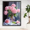 Pink Rose-Paint by Numbers Acrylic Painting 30*40CM