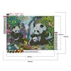 Panda  - Full Round Diamond Painting  40*30cm/50*40cm