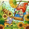 (Multi-Style) Gnome - 11CT Stamped Cross Stitch (Multi-Size)