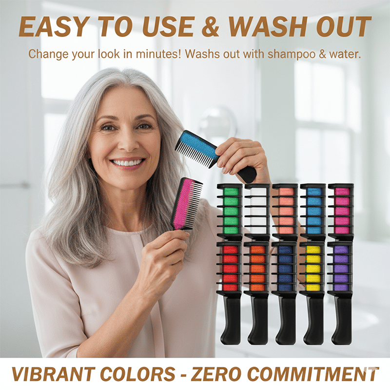 49% OFF✨Festive Fun Hair Chalk Combs 