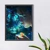 (US Local)Beauty and Tiger- Round AB Drills Diamond Painting(45x60cm)