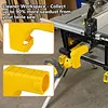 Saw Dust Collector Adapter Compatible for DeWALT DWE7485 Table Saw Sawdust Extraction Connector for Garage Workshop Yard Porch Backyard Courtyards