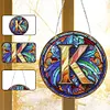 >SALE<Double Sided Letter K  Diamond Drawing Hanging Ornament for Home Decor