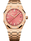 Rose Gold 904L Steel Pink Dial - Watch - 34mm