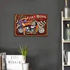 Pin up girl - Panneaux en &eacute;tain m&eacute;tallique(20*30cm/30*40cm) - Garage