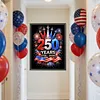 Independence Day Fireworks 250-Full Round Diamond Painting 40*50cm
