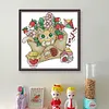 Summer of Stamps -14CT Stamped Cross Stitch Kit(19*19cm)