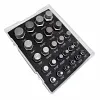 25-piece set, hexagonal handle, damaged, sliding tooth, sliding wire screw extractor