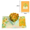 Sunflowers-Pop Up Greeting Card