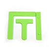 3pcs/set Diamond Painting Alignment Tool - Horizontal Ruler, Right-Angle Ruler, And Pusher Tool Set