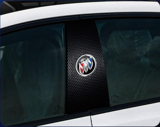 Car Center Column Sticker Personality Creative Decoration Anti-scratch Wear-resistant BC Column Modified Protective Film【one pair】