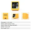 Mini Smart WIFI Weather Station Clock DIY Cute GIF Animations Desktop Decoration
