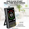 3-in-1 Carbon Monoxide Detector Rechargeable CO Detector Temp Humidity Monitor