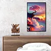 (Counted/Stamped)(Big Size) 11CT Tree and cloud Cross Stitch -40x63cm/15.75*24.8in
