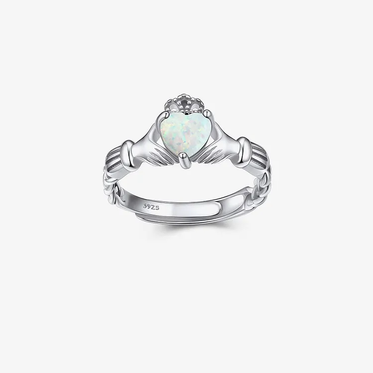 Claddagh Opal Ring