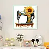 Sewing Machine-11CT Stamped Cross Stitch 45*45cm/17.72*17.72in