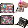 2pcs Animal Pattern Diamond Painting Fashion Card Holder Compact Coin Purse