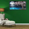 （Big Size）Peach Tree Moon-Full Round Diamond Painting 80*40cm