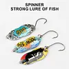 10pcs Metal Spoon Fishing Lures Spinner Bait Artificial Hard Bait Fishing Tackle