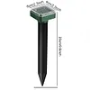 Solar Gopher Repellent Scarer Ultrasonic Vibration Repeller for Outdoor Garden