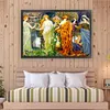 A Masque for the Four Seasons-14CT Stamped Cross Stitch 65x45cm